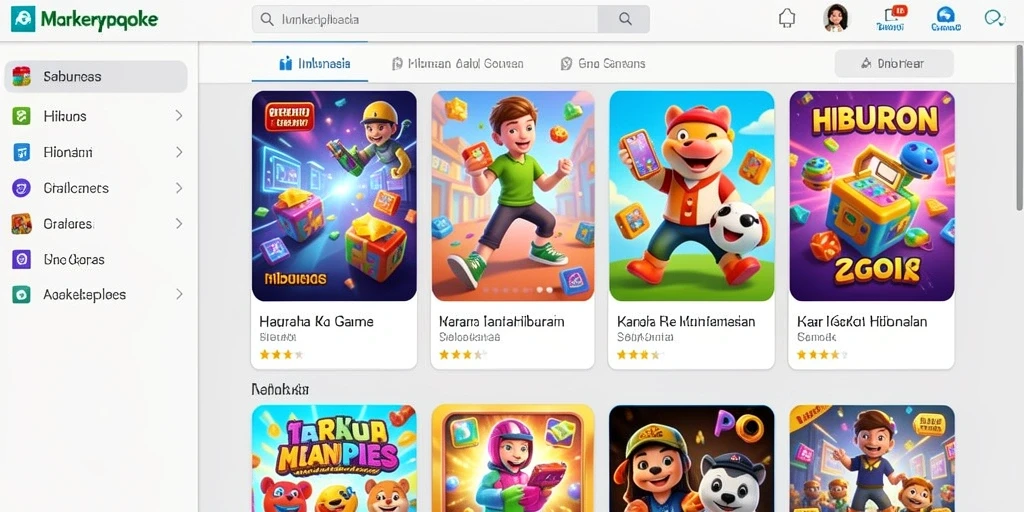 Tampilan utama yang menawan dan user-friendly.
