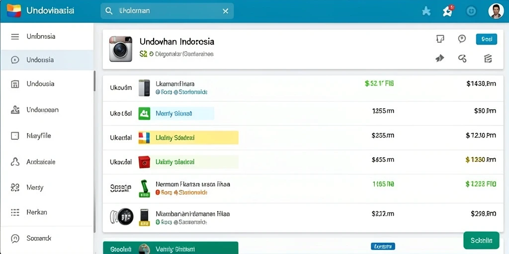 Tampilan antarmuka yang menarik dan mudah dinavigasi.