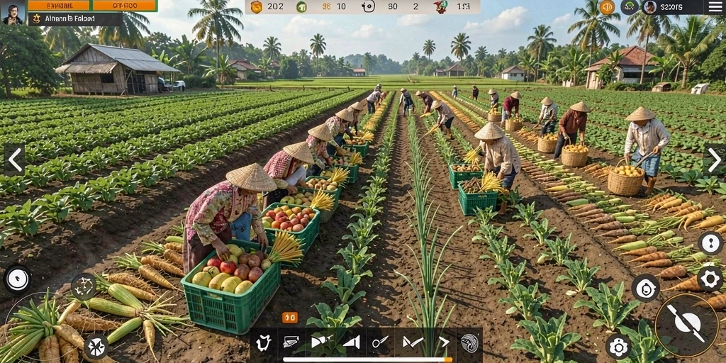 Screenshot menunjukkan tampilan menu utama yang menarik.