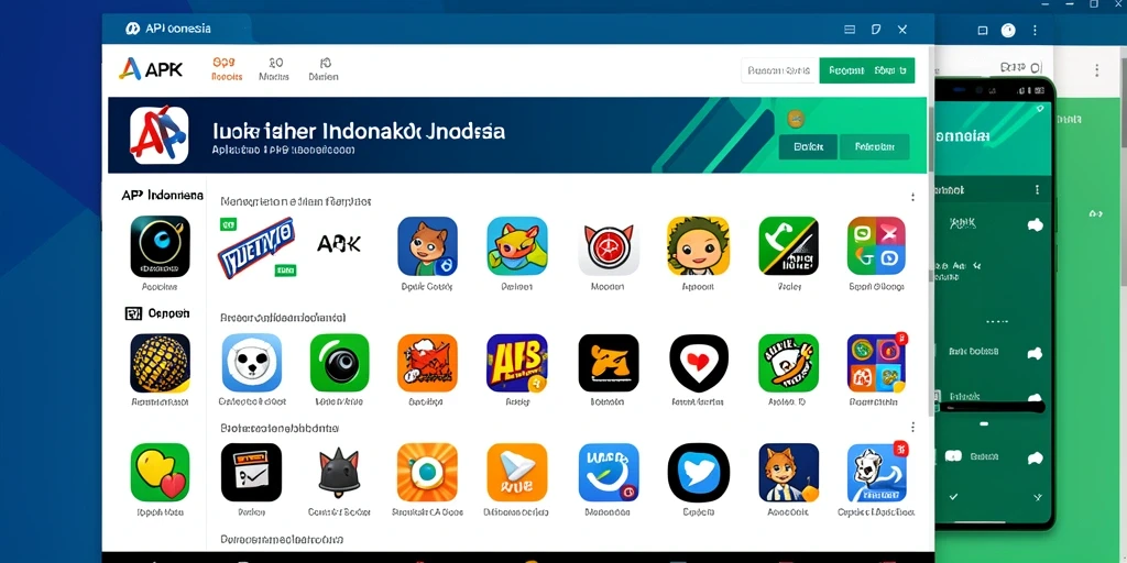 Tampilan antarmuka aplikasi yang menarik.