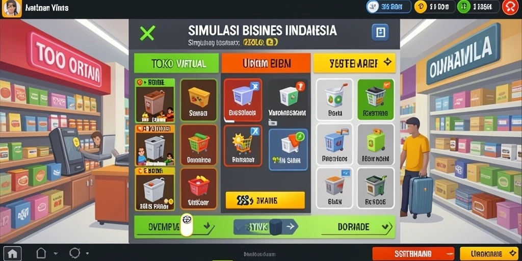 Screenshot menampilkan tampilan antarmuka permainan yang menarik.